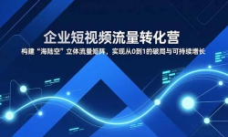 企业短视频流量转化营，构建“海陆空”立体流量矩阵，实现从0到1的破局与可持续增长