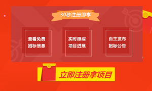 30秒注册拿项目